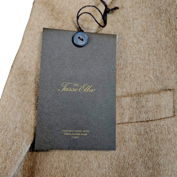 NWT Tasso Elba 100% Camelhair Tan Men's Sport Jacket R41 - Picture 7 of 15